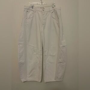 We The Free Good Luck Mid-Ride Barrel Jeans